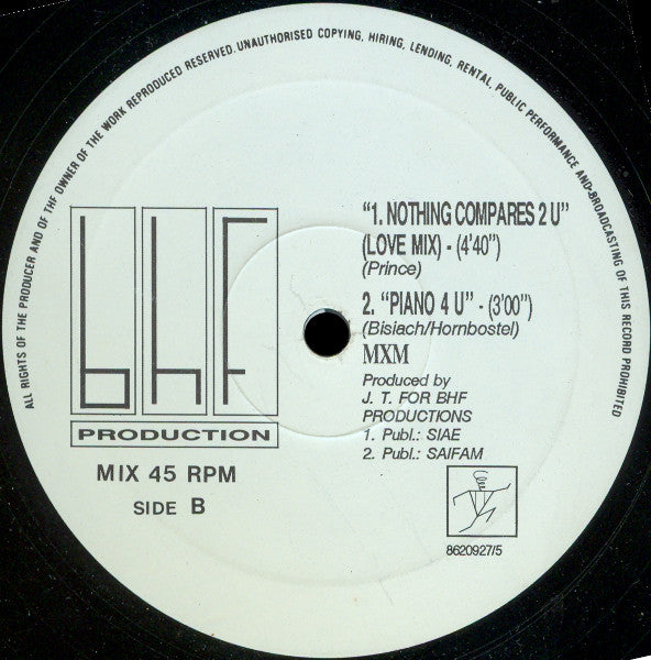 MXM : Nothing Compares 2 U (12")