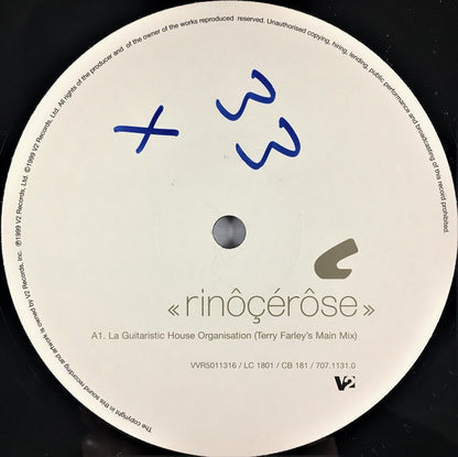 Rinôçérôse : La Guitaristic House Organisation (12", Single)