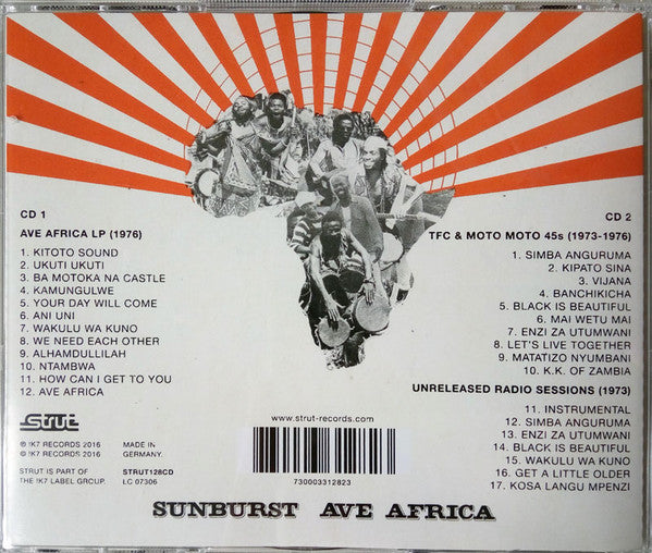 Sunburst (6) : Ave Africa: The Complete Recordings 1973-1976 (2xCD, Comp)