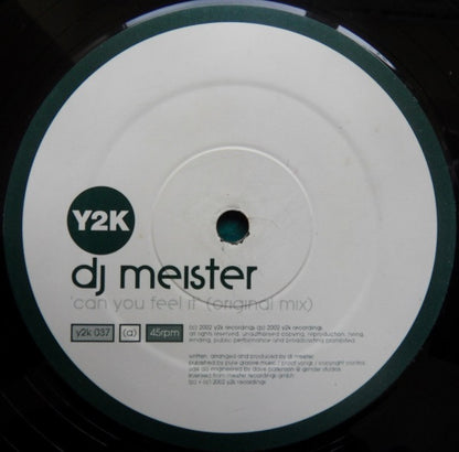 DJ Meister : Can You Feel It (12")