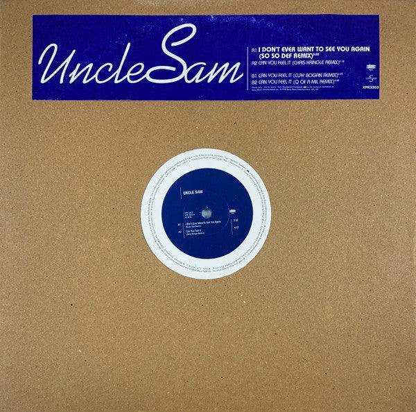 Uncle Sam (4) : I Don't Ever Want To See You Again (12", Promo)