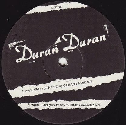 Duran Duran : White Lines (Don't Do It) (12", Single)