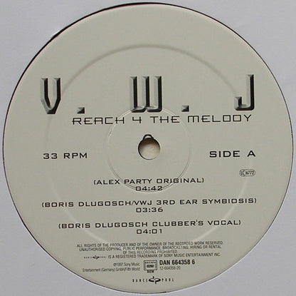Victoria Wilson James* : Reach 4 The Melody (12")