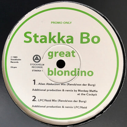 Stakka Bo : Great Blondino (12", Promo)