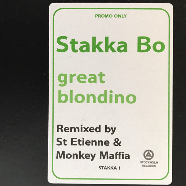 Stakka Bo : Great Blondino (12", Promo)