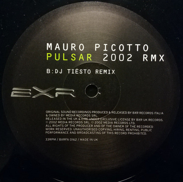 Mauro Picotto : Pulsar 2002 RMX (12")