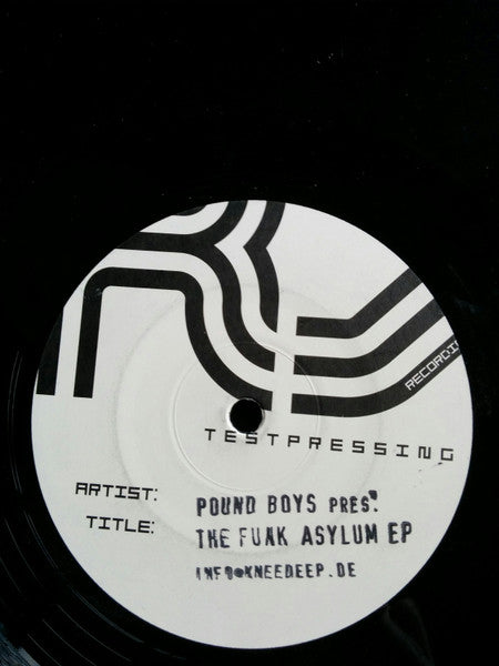 Pound Boys : The Funk Asylum EP (12", EP, TP, sta)