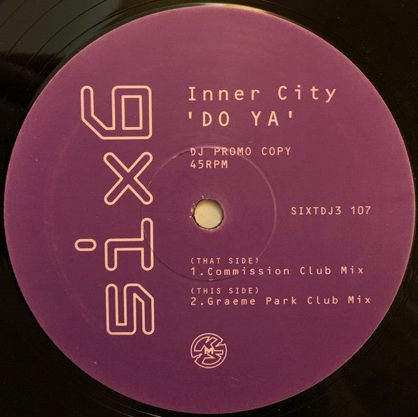Inner City : Do Ya (12", Promo)