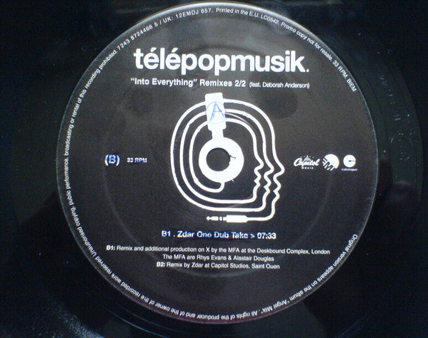 Télépopmusik : Into Everything Remixes 2/2 (12", MP, M/Print, Promo)