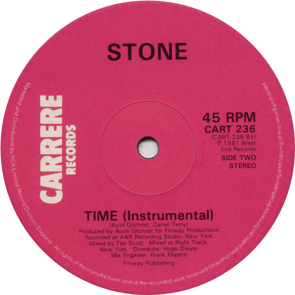 Stone : Time (12", Single)