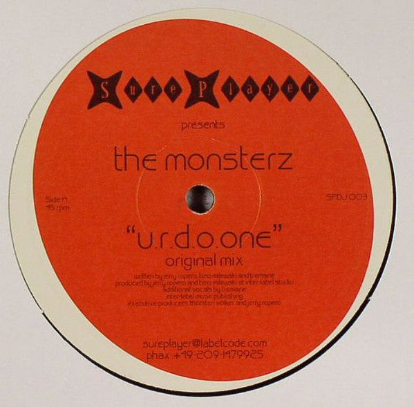 The Monsterz : U.R.D.O. One (12")