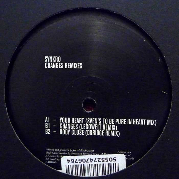 Synkro (2) : Changes Remix EP (12", EP)