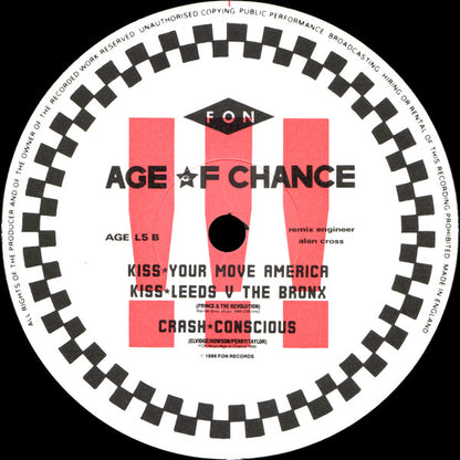 Age Of Chance : Kiss (Jack-Knife Remixes) (12", Ltd)