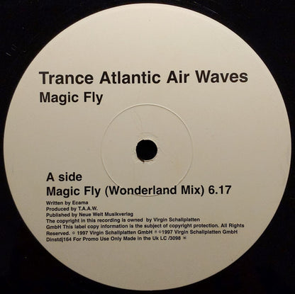Trance Atlantic Air Waves : Magic Fly (12", Promo)