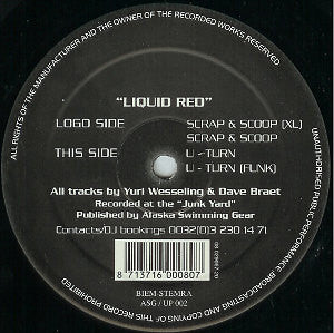 Liquid Red : Scrap & Scoop (12")