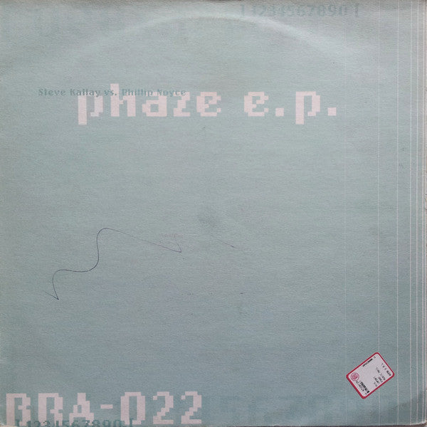 Steve Kallay Vs. Phillip Noyce : Phaze EP (12", EP)