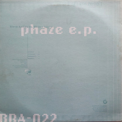 Steve Kallay Vs. Phillip Noyce : Phaze EP (12", EP)