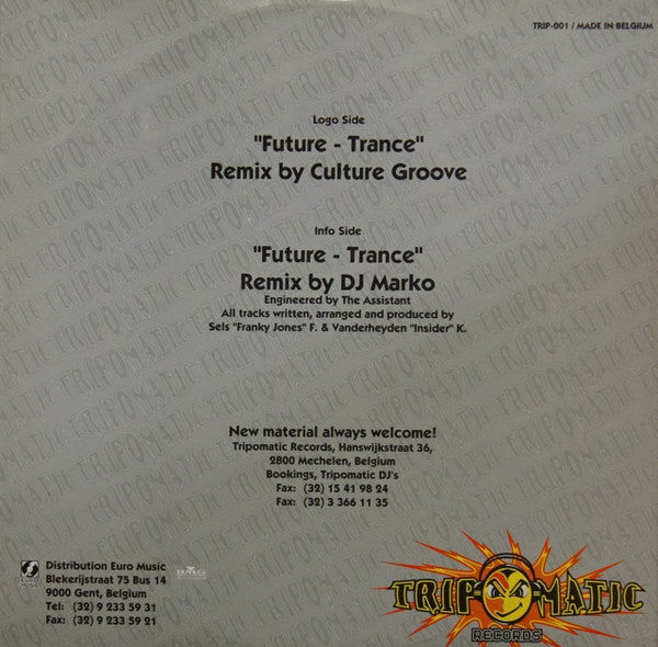 Jones - Sider : Future Trance (12")