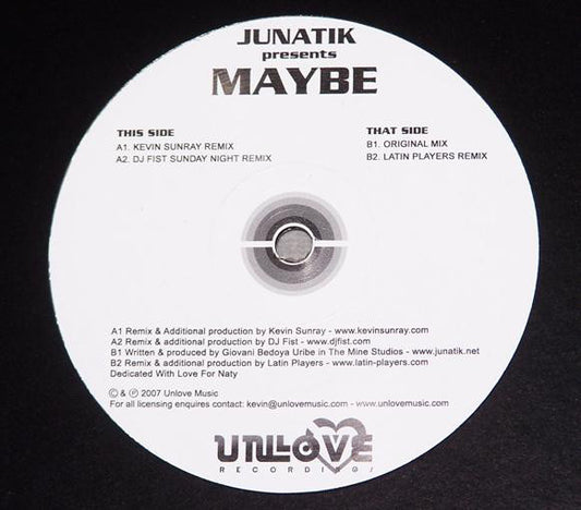 Junatik : Maybe (12")