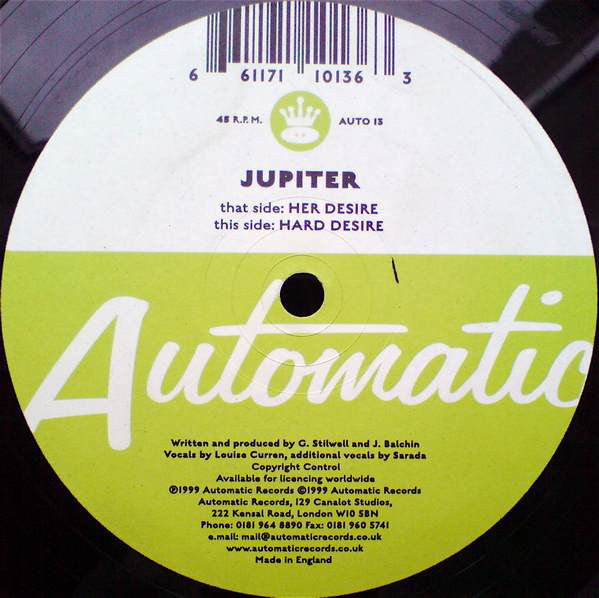 Jupiter (5) : Her Desire (12")