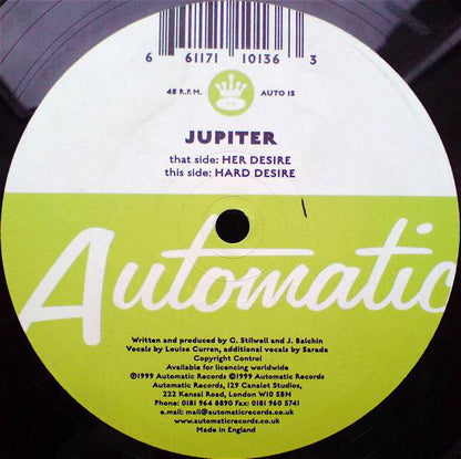 Jupiter (5) : Her Desire (12")