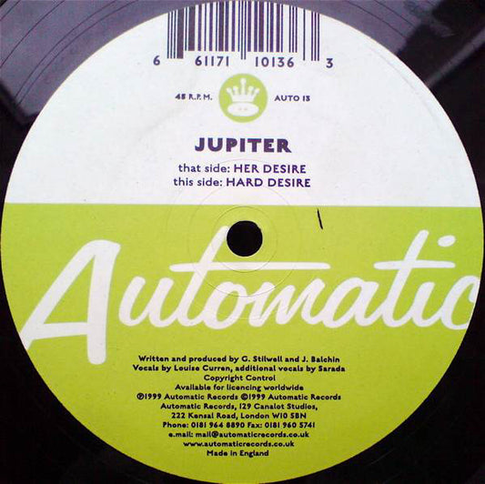 Jupiter (5) : Her Desire (12")