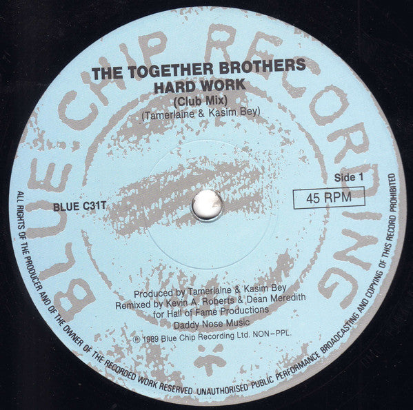 The Together Brothers : Hard Work (12")