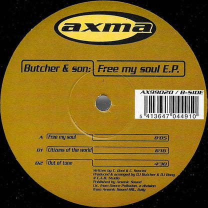 Butcher & Son : Free My Soul E.P. (12", EP)