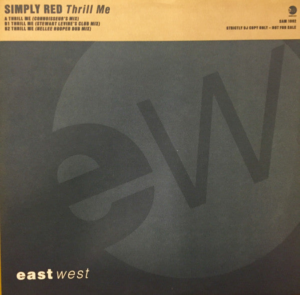 Simply Red : Thrill Me (12", Promo)