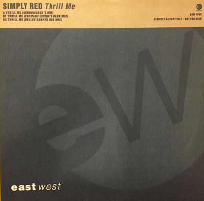 Simply Red : Thrill Me (12", Promo)