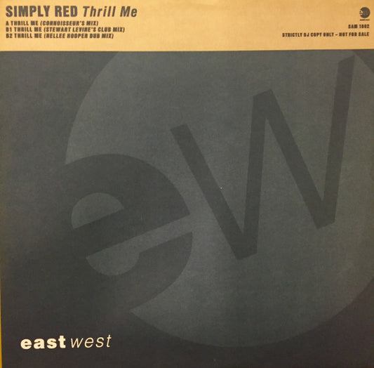 Simply Red : Thrill Me (12", Promo)