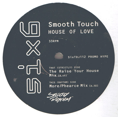 Smooth Touch : House Of Love (12", Promo)
