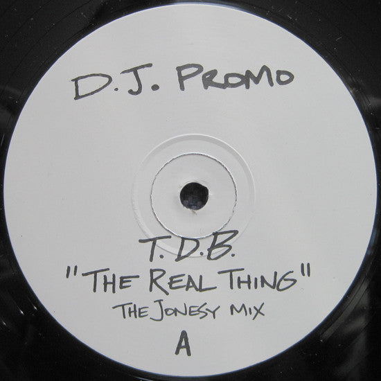 T.D.B.* : The Real Thing (12", Promo)