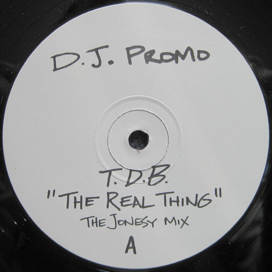 T.D.B.* : The Real Thing (12", Promo)