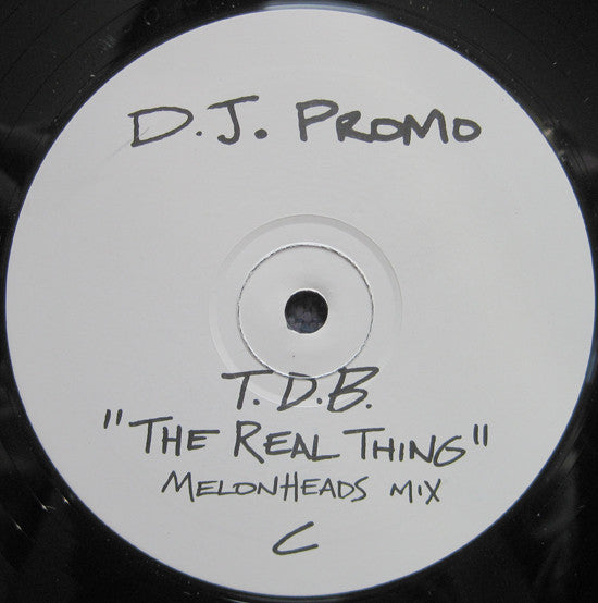 T.D.B.* : The Real Thing (12", Promo)