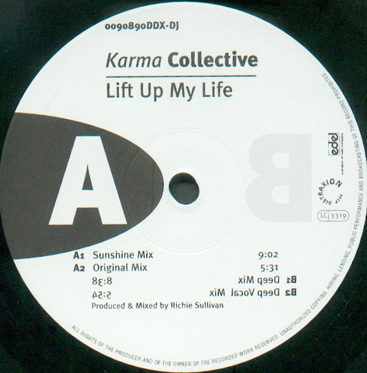 Karma Collective : Lift Up My Life (2x12", Promo)