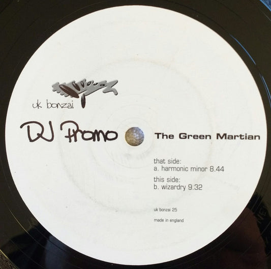 The Green Martian : Harmonic Minor (12", Promo)