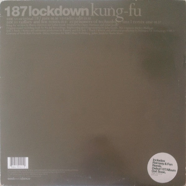 187 Lockdown : Kung-Fu (12")
