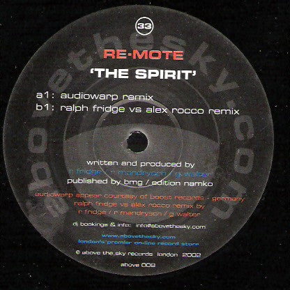 Re-mote : The Spirit (12")
