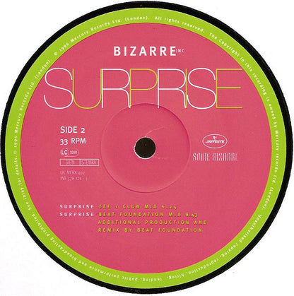 Bizarre Inc : Surprise (12")