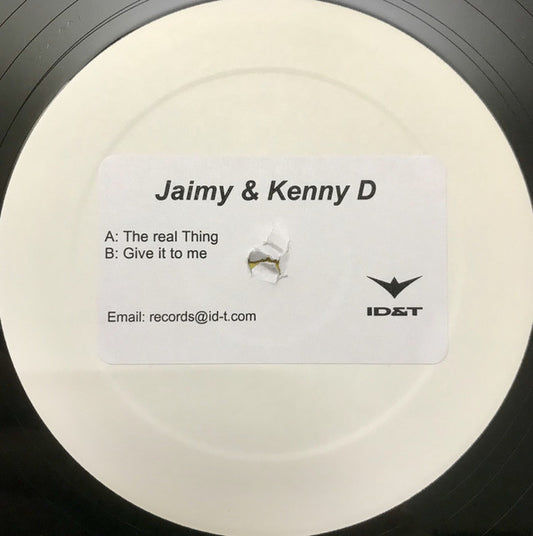 Jaimy & Kenny D. : The Real Thing / Give It To Me (12", W/Lbl, Sti)