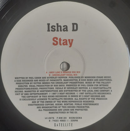 Isha-D : Stay (12")