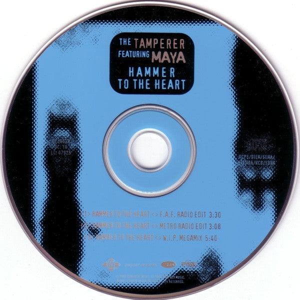 The Tamperer Featuring Maya : Hammer To The Heart (CD, Single)