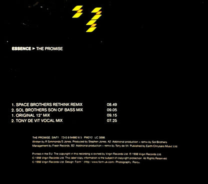 Essence (2) : The Promise (12")