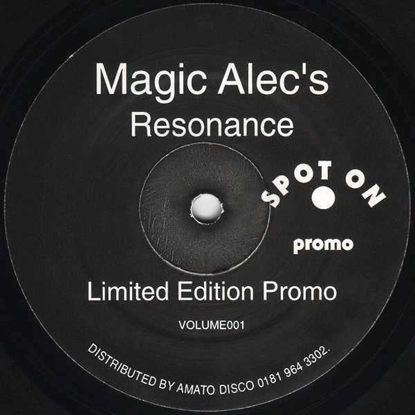 Magic Alec 's Resonance (18) : Resonance (12", S/Sided, Ltd, Promo)