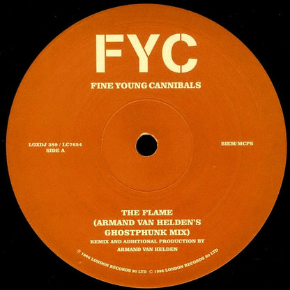 Fine Young Cannibals : The Flame (12", Promo)