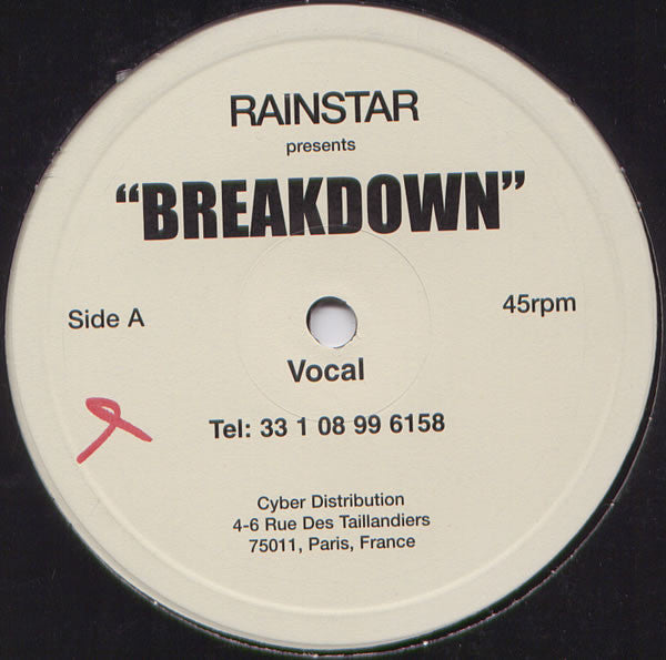 Rainstar : Breakdown (12")