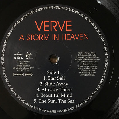 The Verve : A Storm In Heaven (LP, Album, RE, RM, 180)