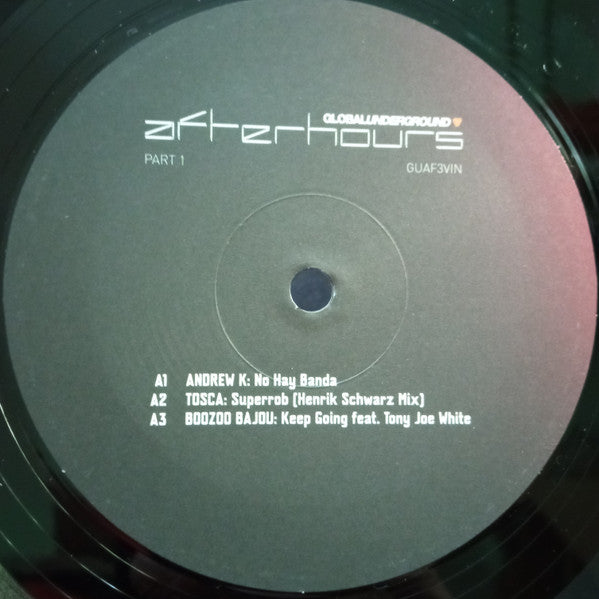 Various : Global Underground Afterhours 3 (Part 1) (12")