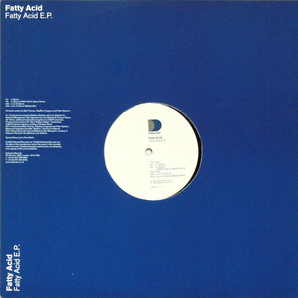 Fatty Acid : Fatty Acid E.P. (12", EP)